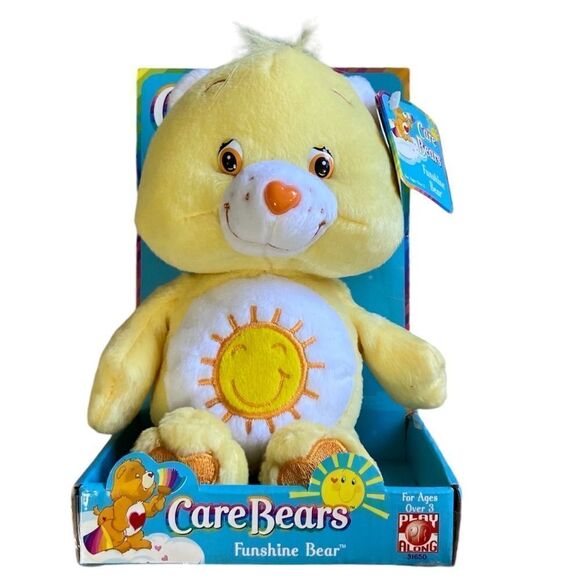 NWT Vtg 2002 Care Bears Funshine bear Stuffed Animal - Picture 1 of 6